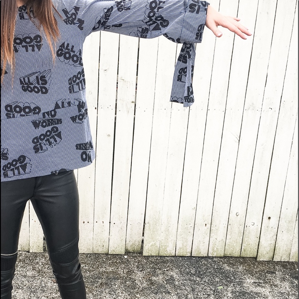 Zara long sleeve top